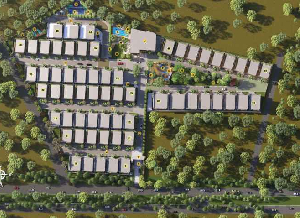 Kubera Villas Master Plan Layout with Plot Numbers