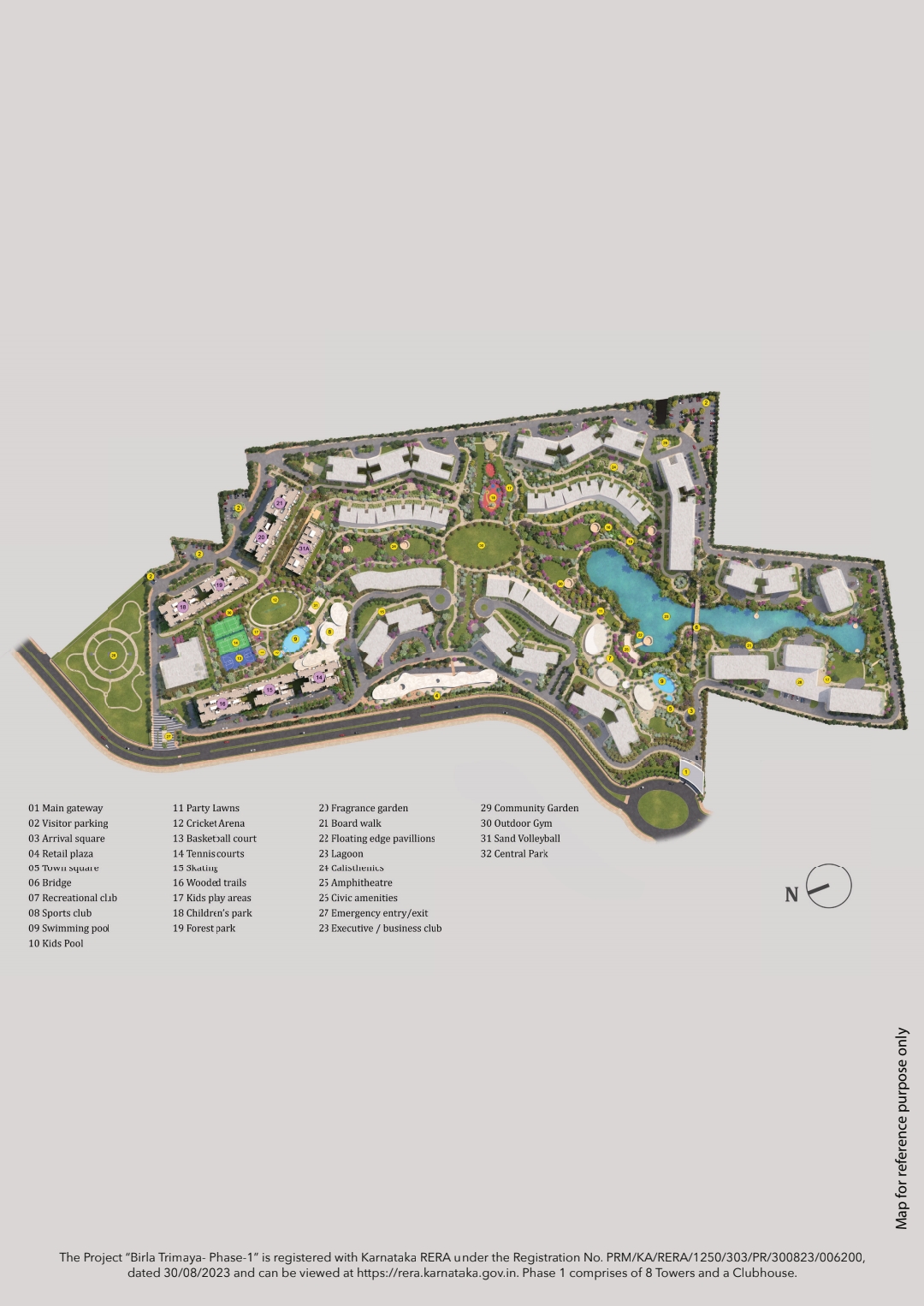brila trimaya Master Plan Layout 